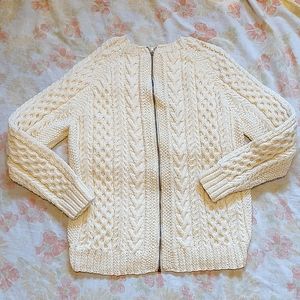 60s cableknit fisherman sweater